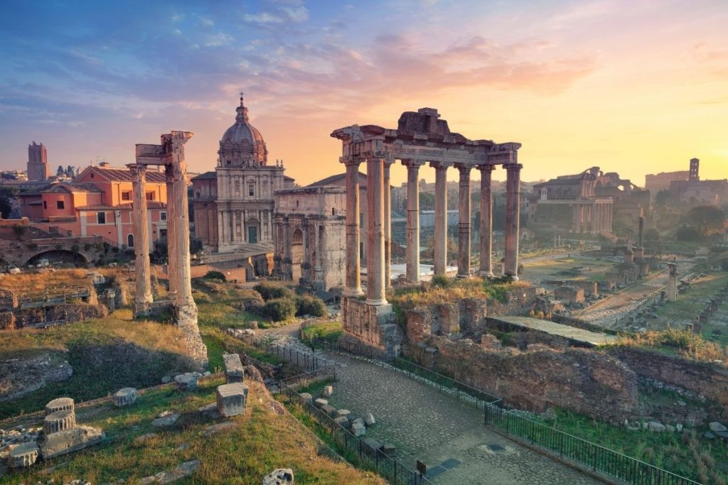 panoramic view rome