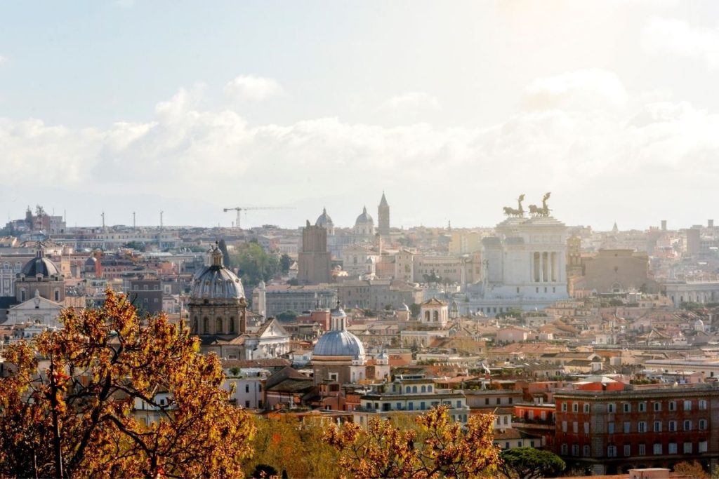 panoramic view rome
