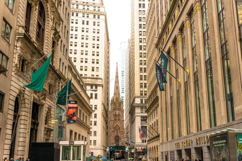 wall street, manhattan, new york city, nyc, usa