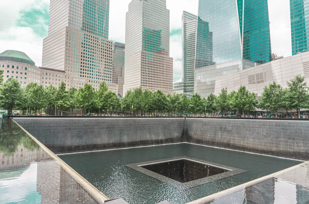 9/11 Memorial and Museum manhattan new york city, nyc, usa