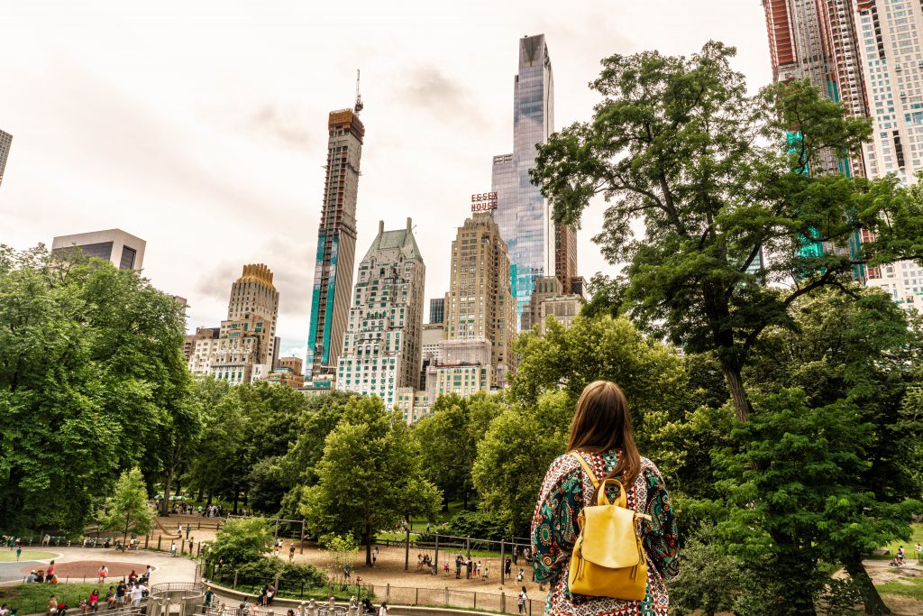 wandering in central park new york