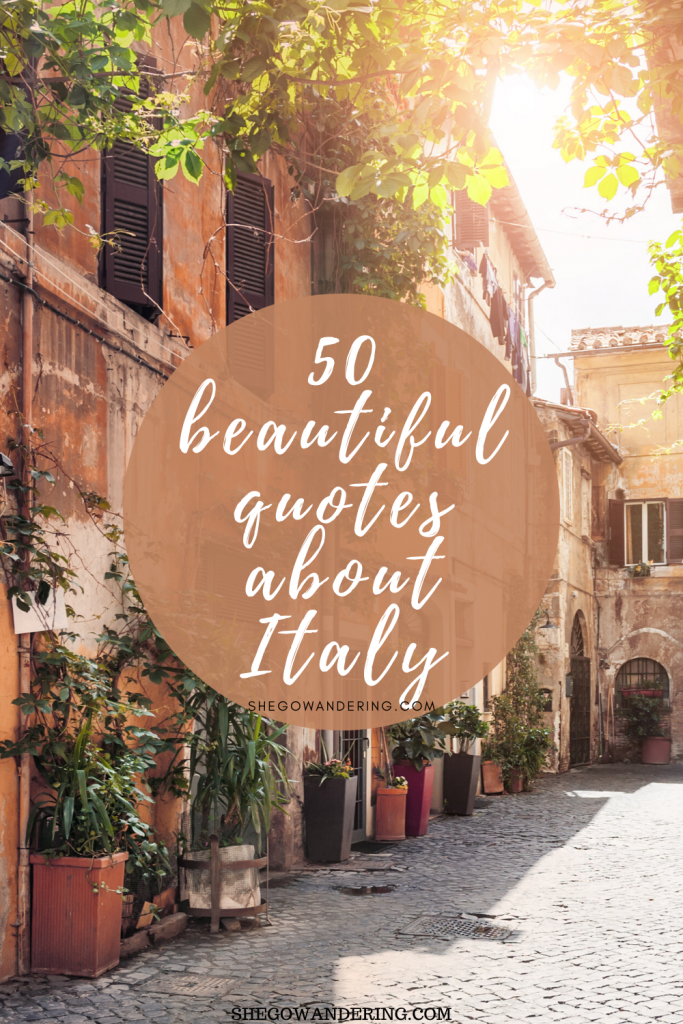 50 Quotes about Italy