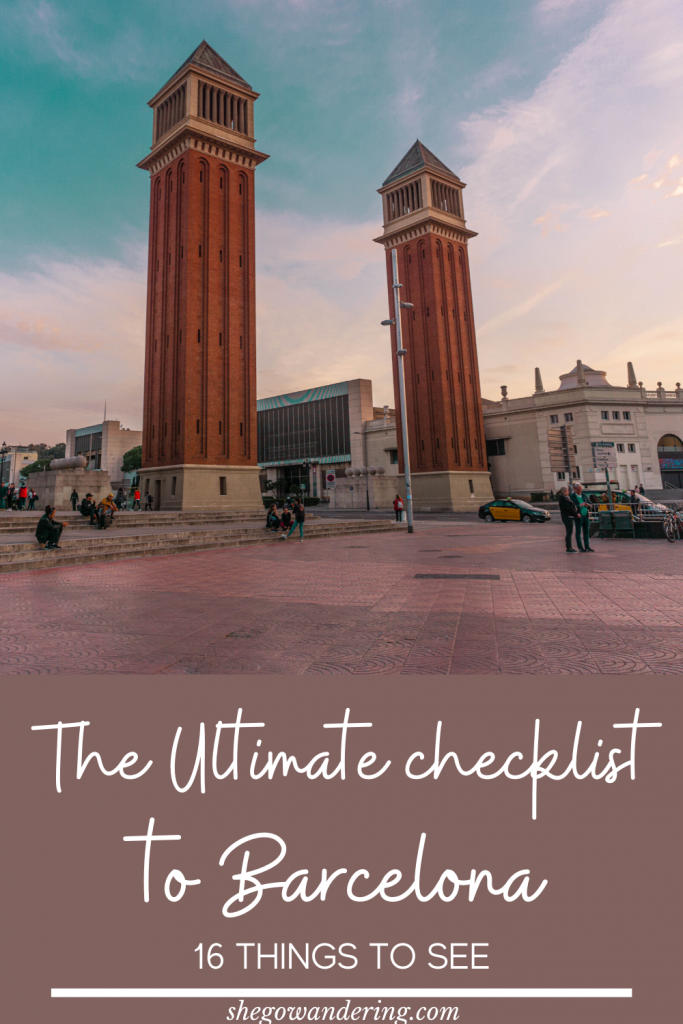 the ultimate checklist to barcelona spain