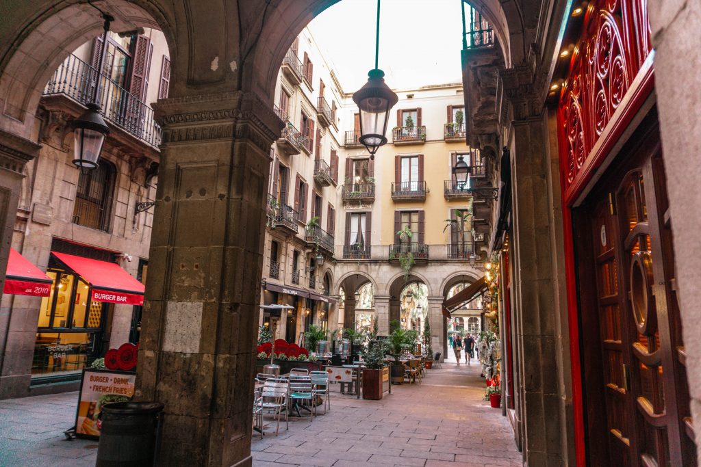 gothic quarter barcelona spain