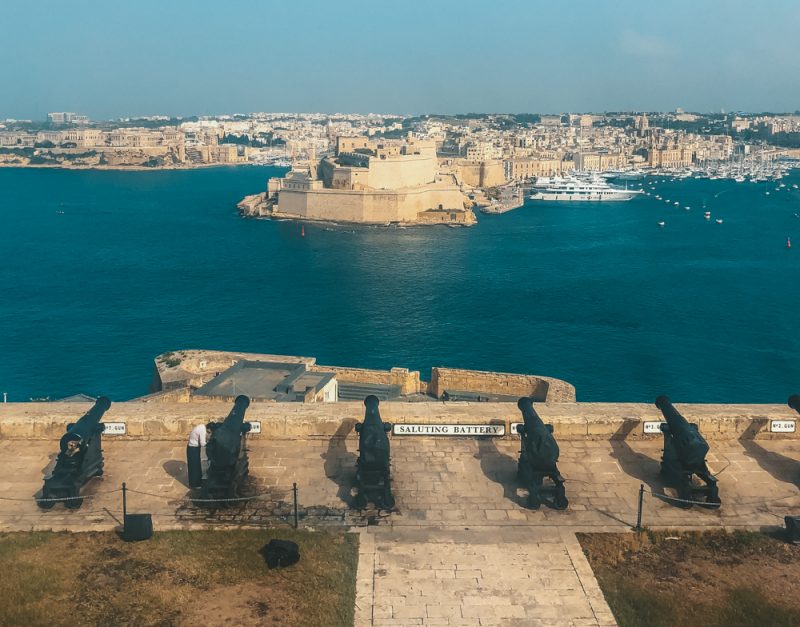 Saluting Battery, Valletta, Malta