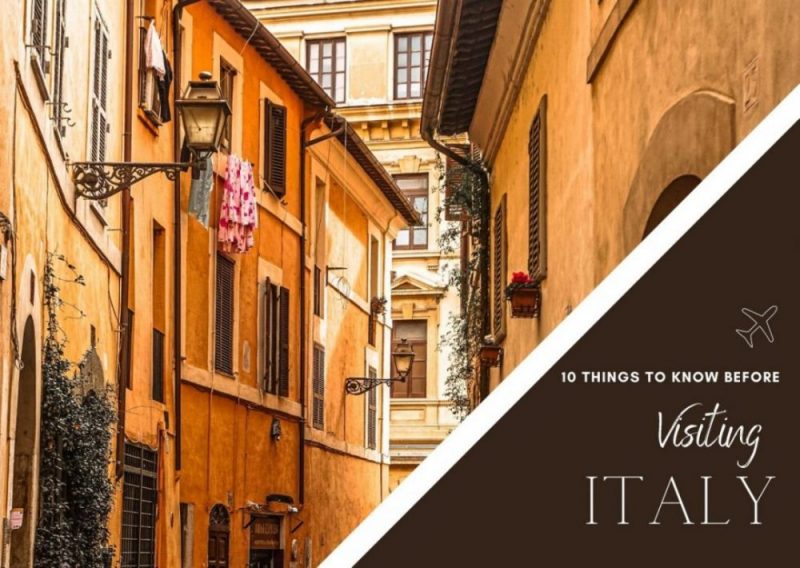10 tips you want to know before visiting Italy