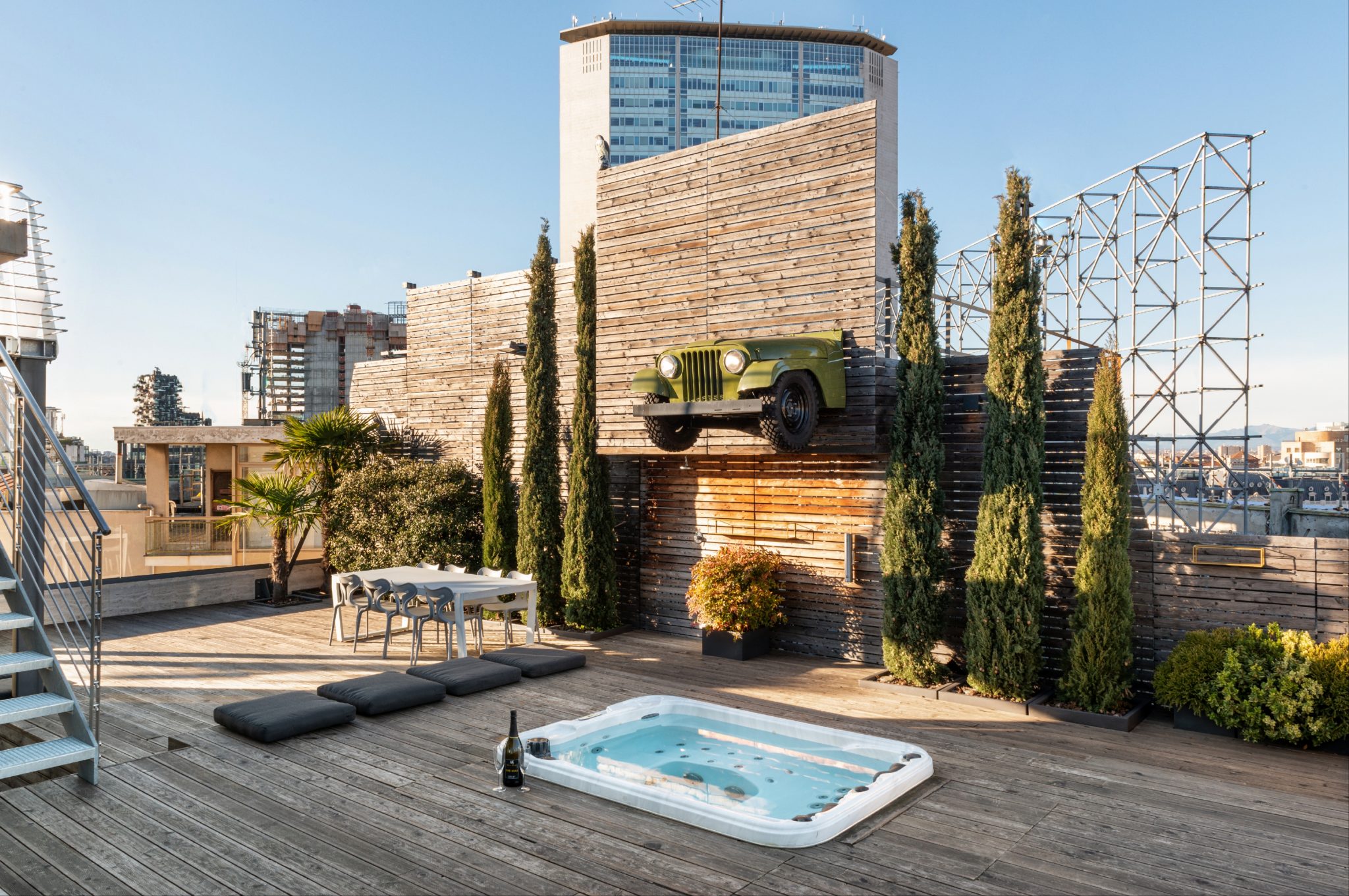 Image showcasing Skyline Milan - A luxury apartment in Milan - SHE GO WANDERING