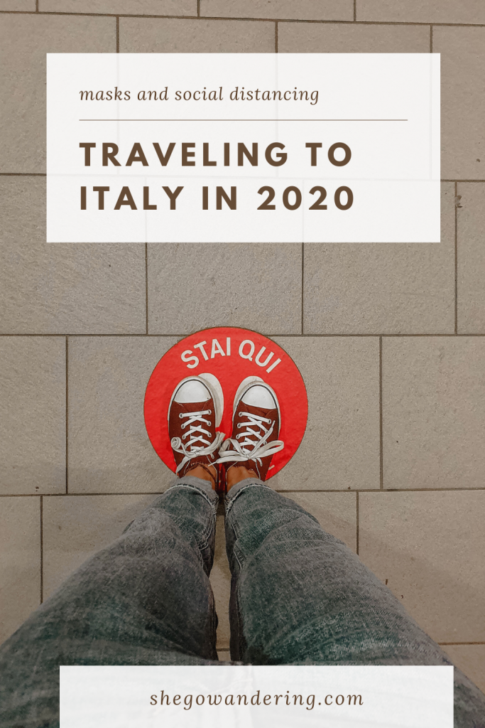 traveling to italy in 2020