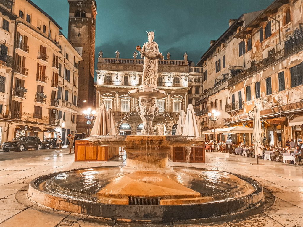 piazza delle erbe verona italy