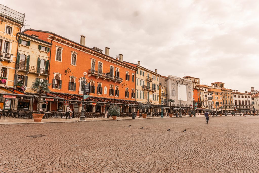 piazza bra verona italy