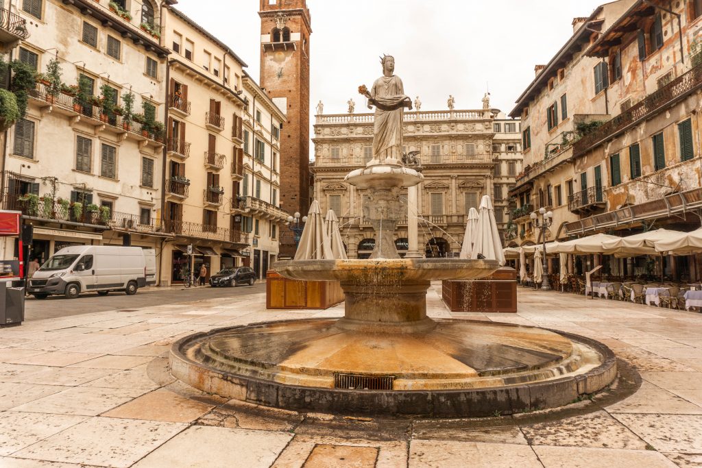 piazza delle erbe verona italy