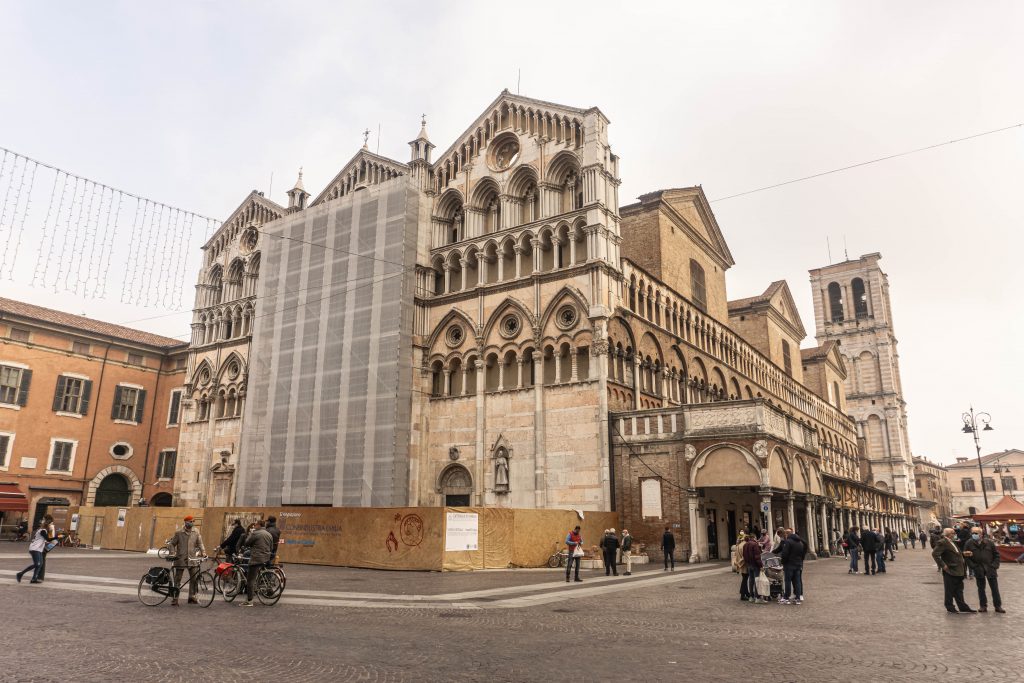 Cathedral of Ferrara italy