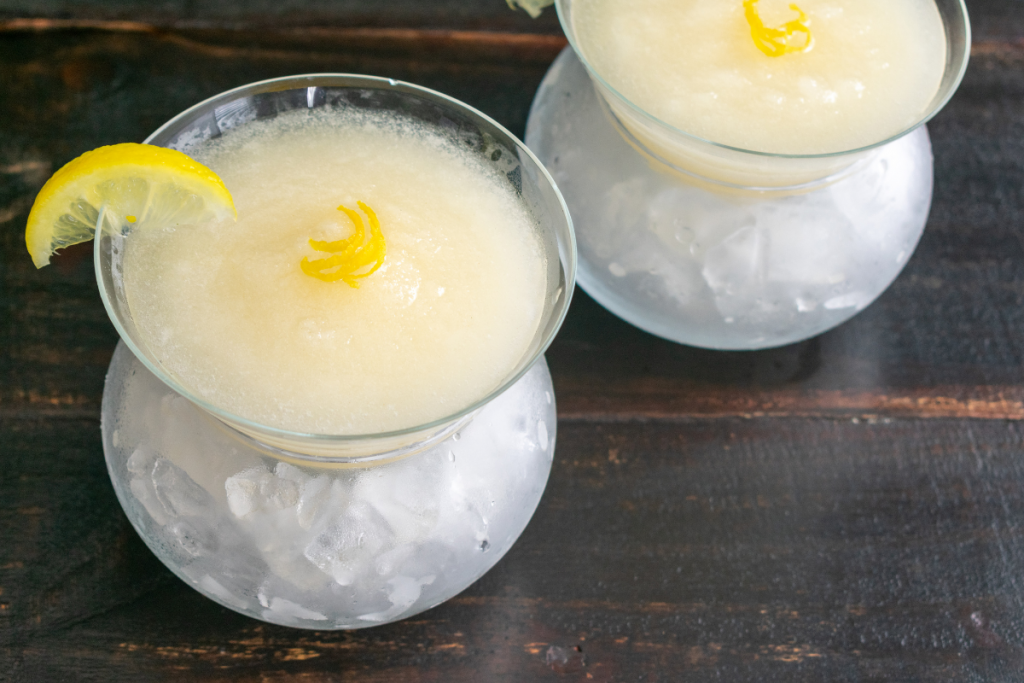 Sgroppino al Limone italian cocktail